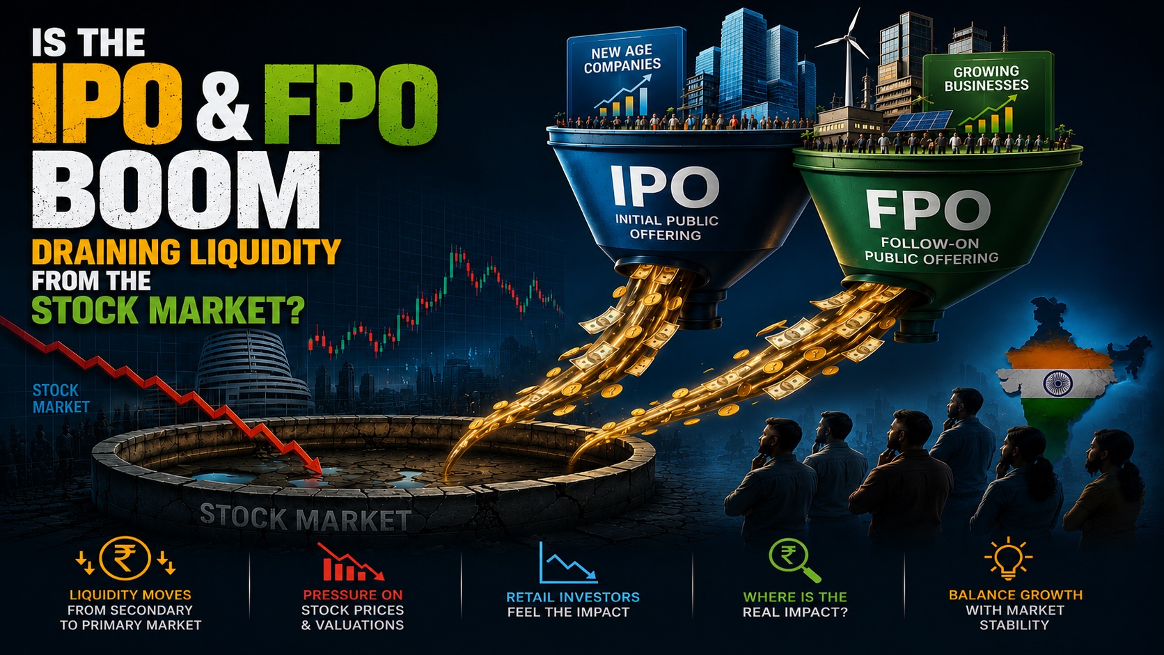 Is the IPO & FPO Boom Draining Liquidity from the Stock Market?
